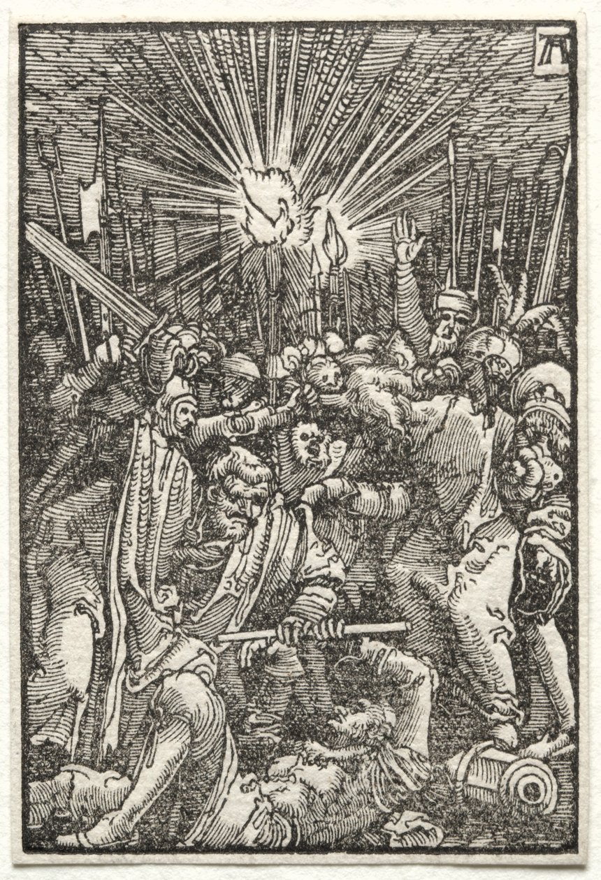 Upadek i odkupienie człowieka: Chrystus wzięty do niewoli, c. 1515. autorstwa Albrecht Altdorfer