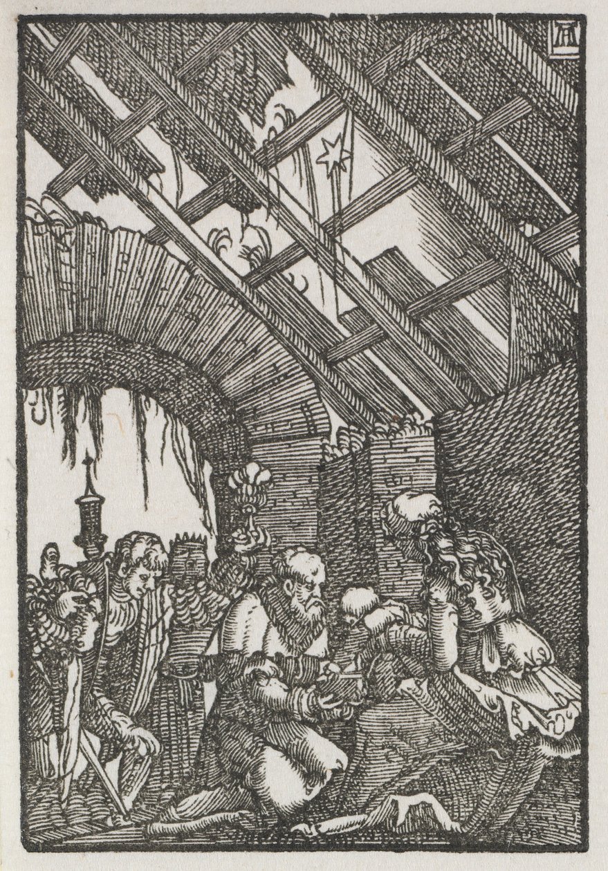 Upadek i odkupienie człowieka: Pokłon Trzech Króli autorstwa Albrecht Altdorfer