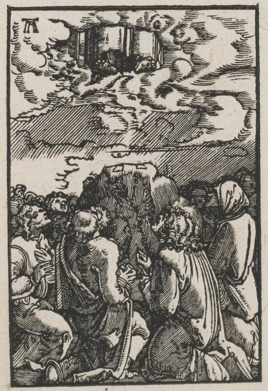 Upadek i odkupienie człowieka: wniebowstąpienie autorstwa Albrecht Altdorfer