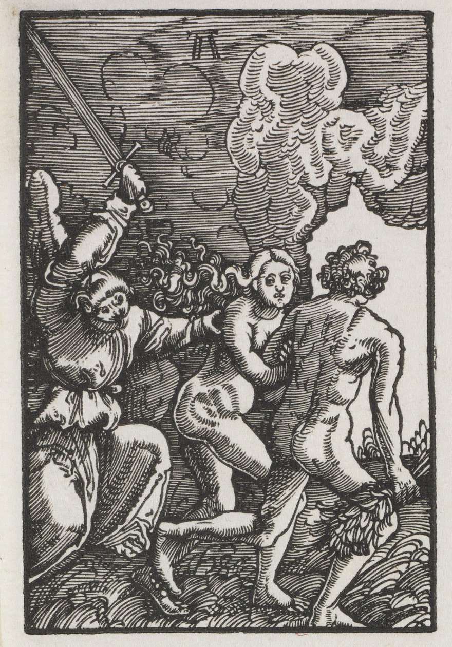 Upadek i odkupienie człowieka: Wypędzenie z Edenu autorstwa Albrecht Altdorfer
