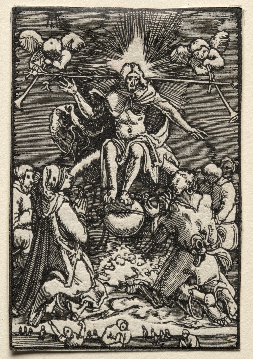 Upadek i odkupienie człowieka: Sąd Ostateczny autorstwa Albrecht Altdorfer