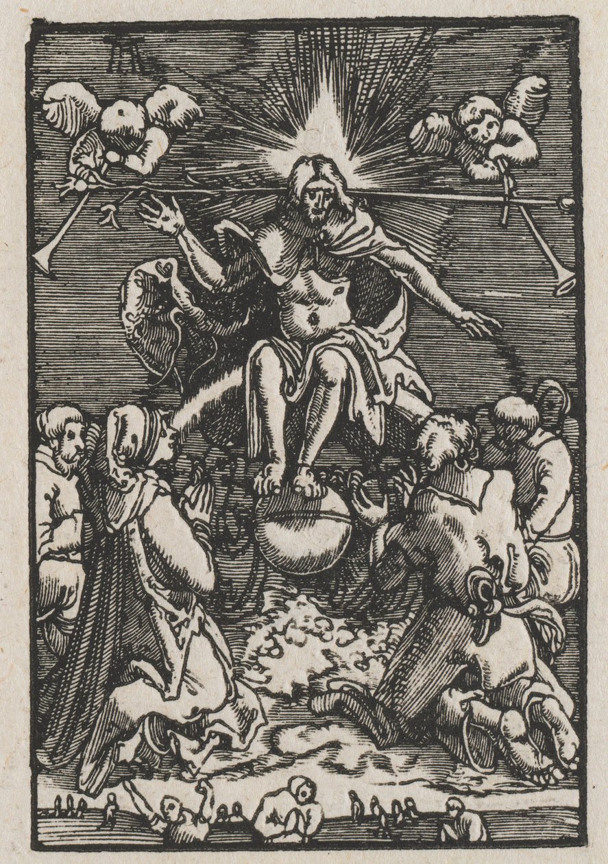 Upadek i odkupienie człowieka: Sąd Ostateczny autorstwa Albrecht Altdorfer