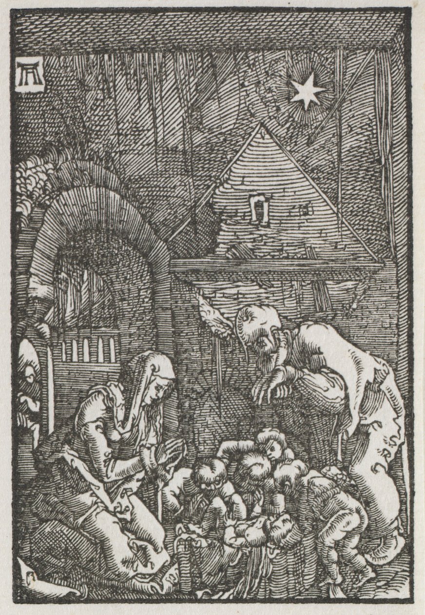 Upadek i odkupienie człowieka: Narodzenia autorstwa Albrecht Altdorfer