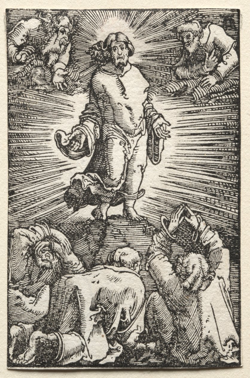 Upadek i odkupienie człowieka: Przemienienie, c. 1515. autorstwa Albrecht Altdorfer