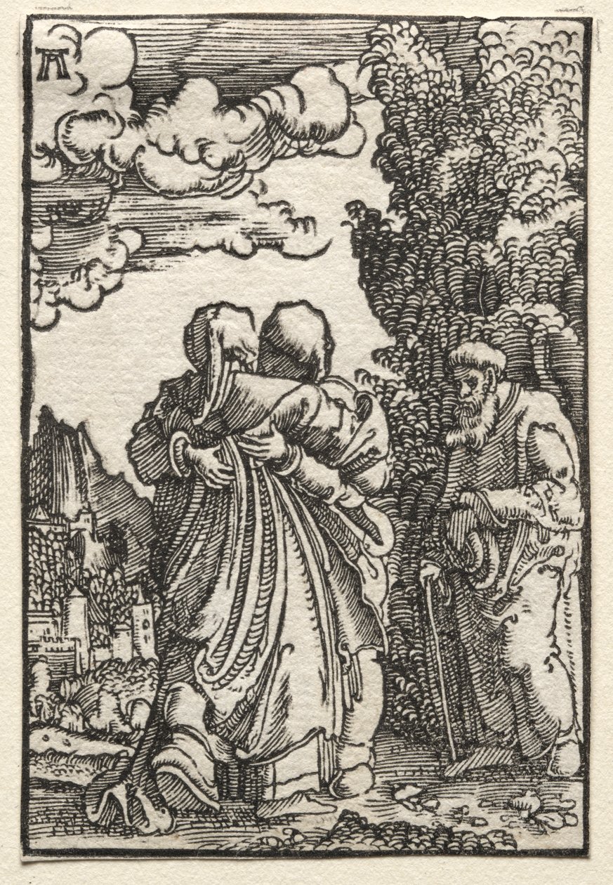 Upadek i odkupienie człowieka: Nawiedzenie autorstwa Albrecht Altdorfer