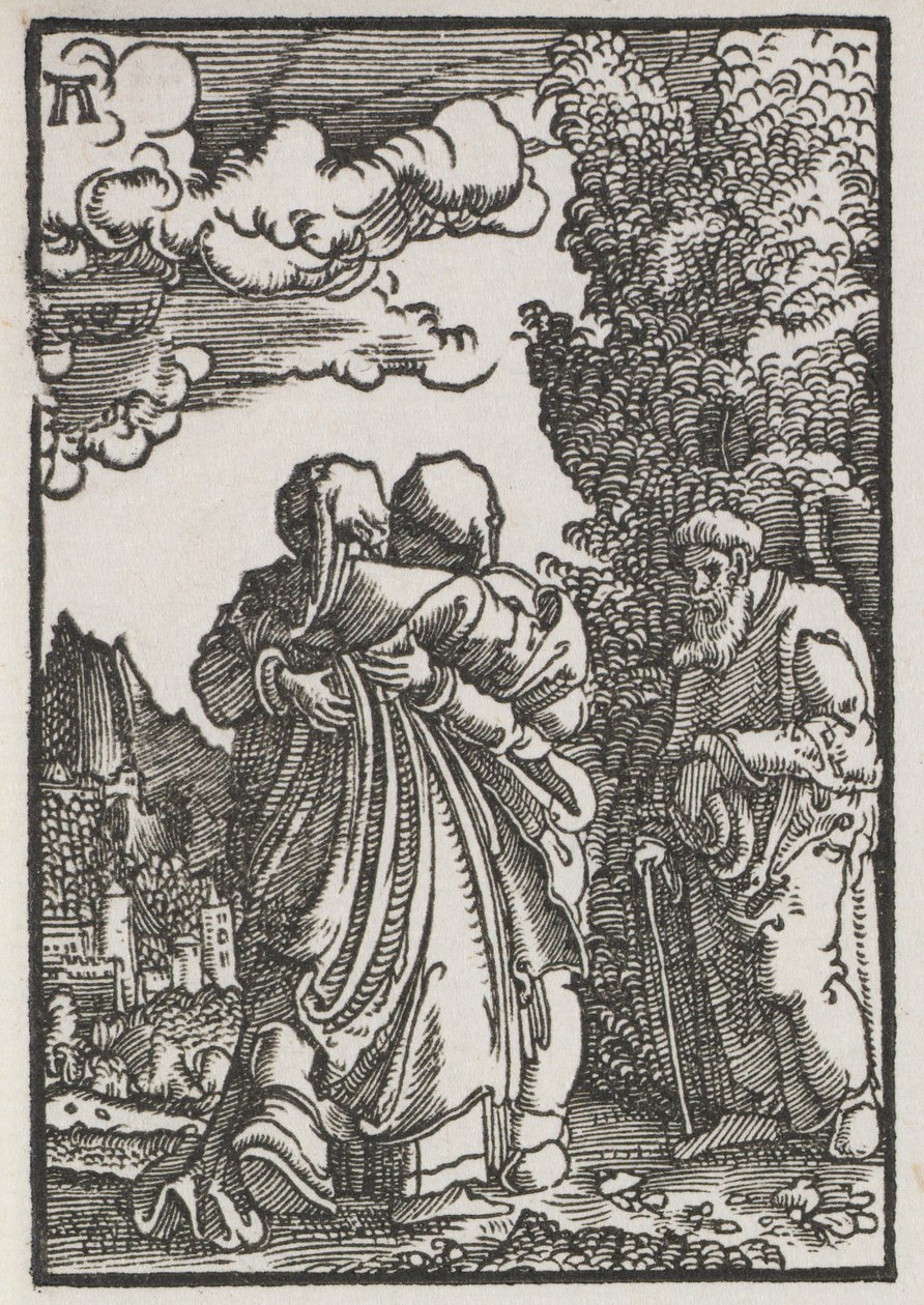 Upadek i odkupienie człowieka: Nawiedzenie autorstwa Albrecht Altdorfer
