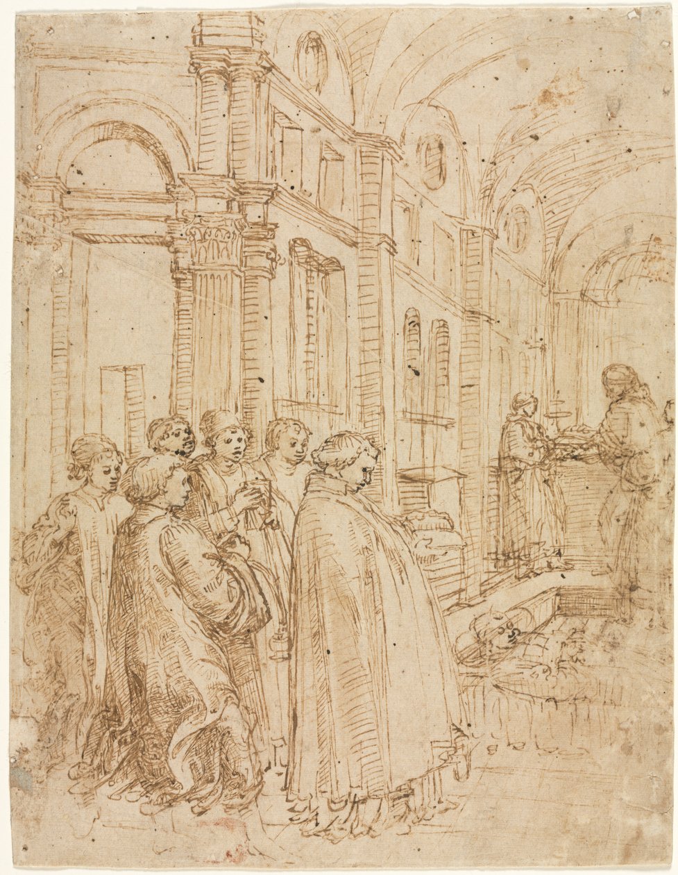 Pogrzeb św autorstwa Albrecht Altdorfer