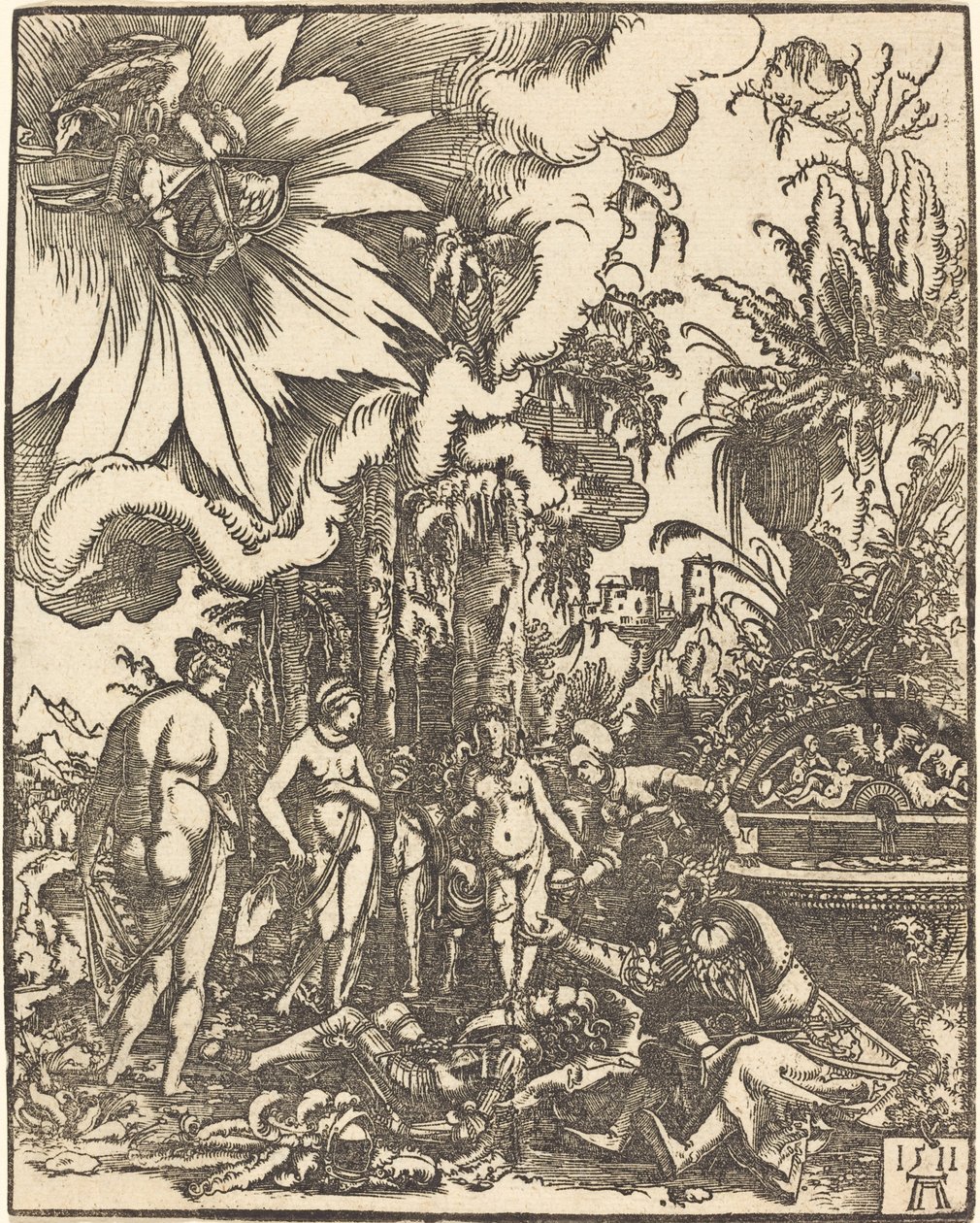 Wyrok Paryża autorstwa Albrecht Altdorfer