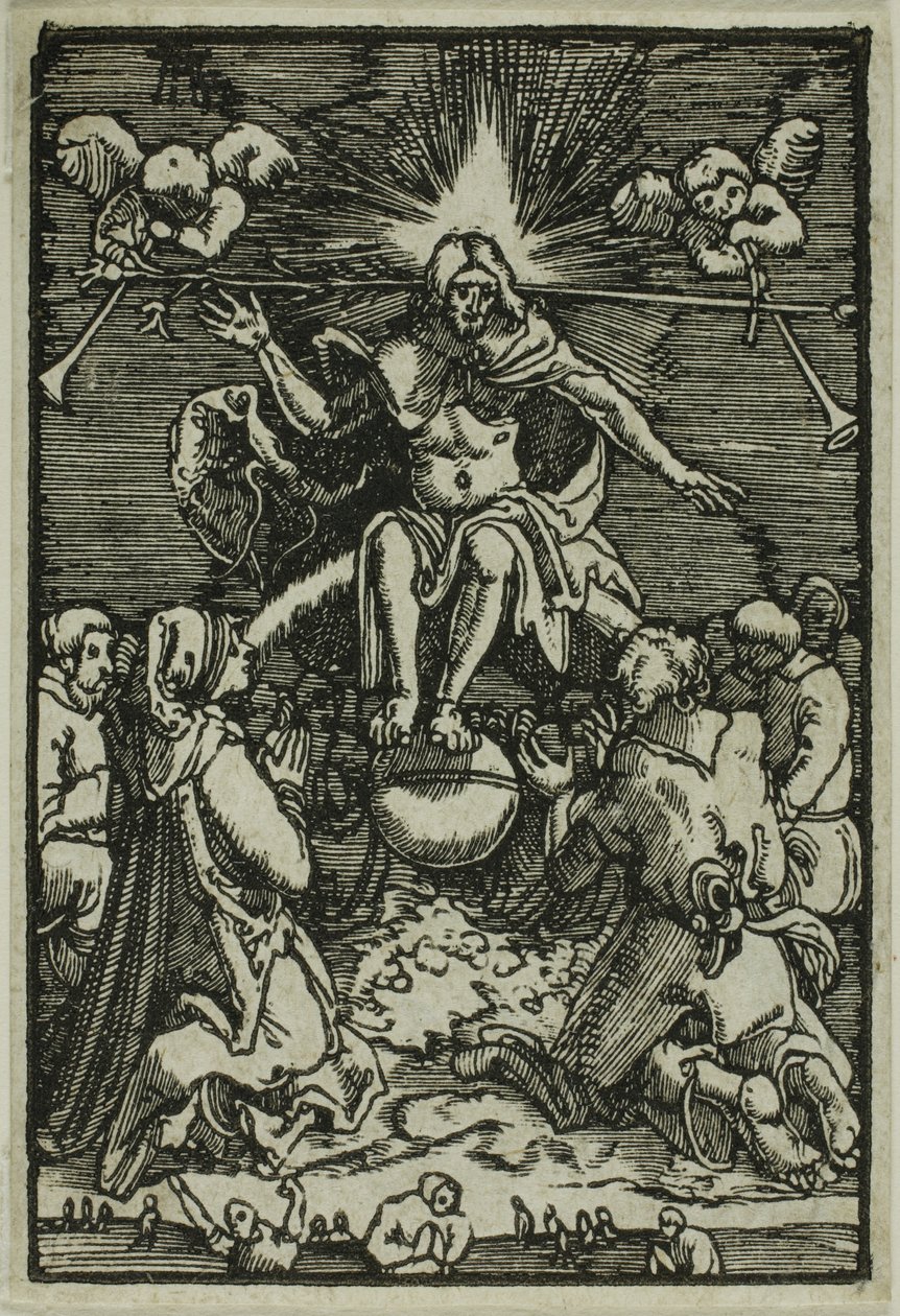 Sąd Ostateczny, z Upadku i odkupienia człowieka autorstwa Albrecht Altdorfer
