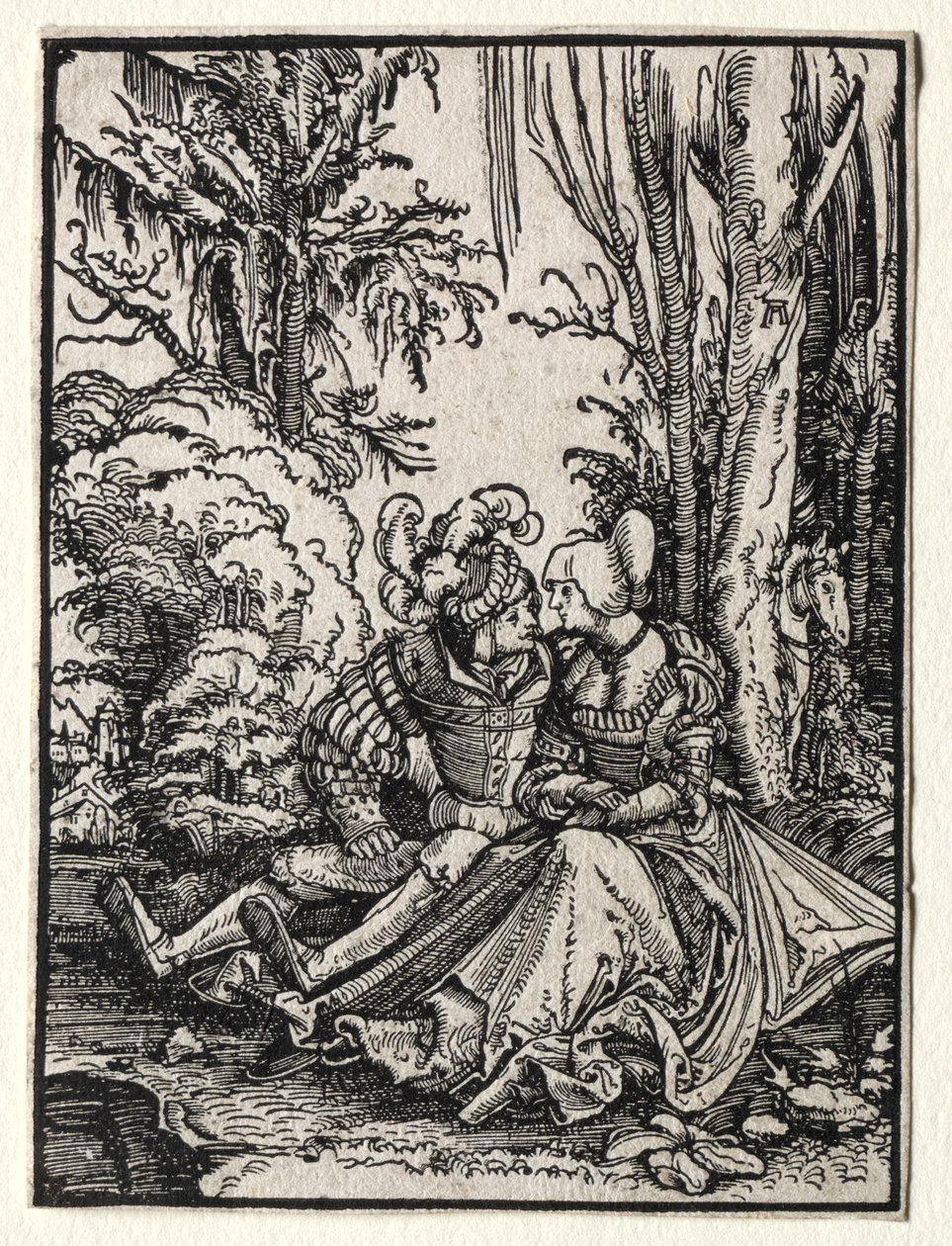 Kochankowie autorstwa Albrecht Altdorfer