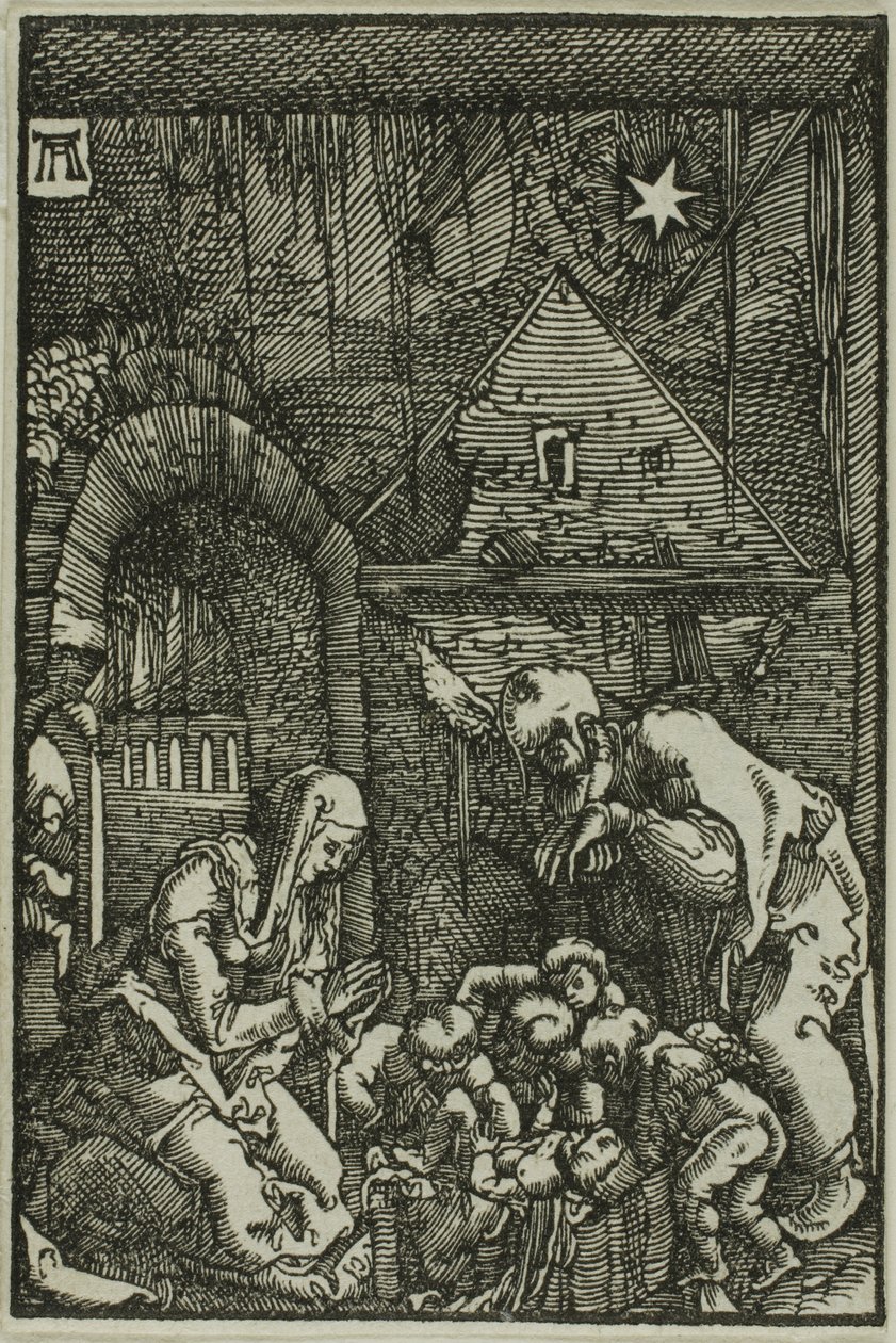 Narodzenia, z Upadku i odkupienia człowieka autorstwa Albrecht Altdorfer