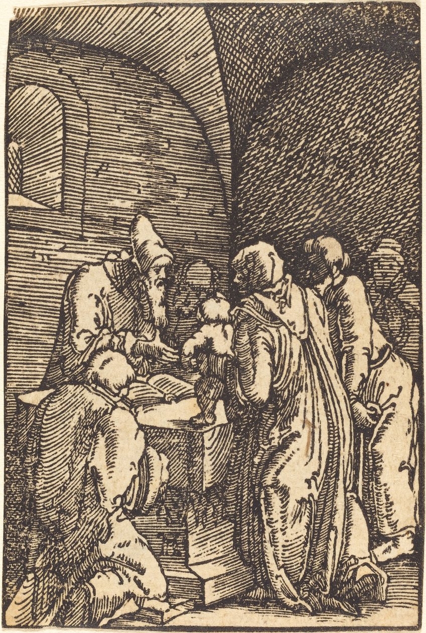 Ofiarowanie Chrystusa w świątyni autorstwa Albrecht Altdorfer