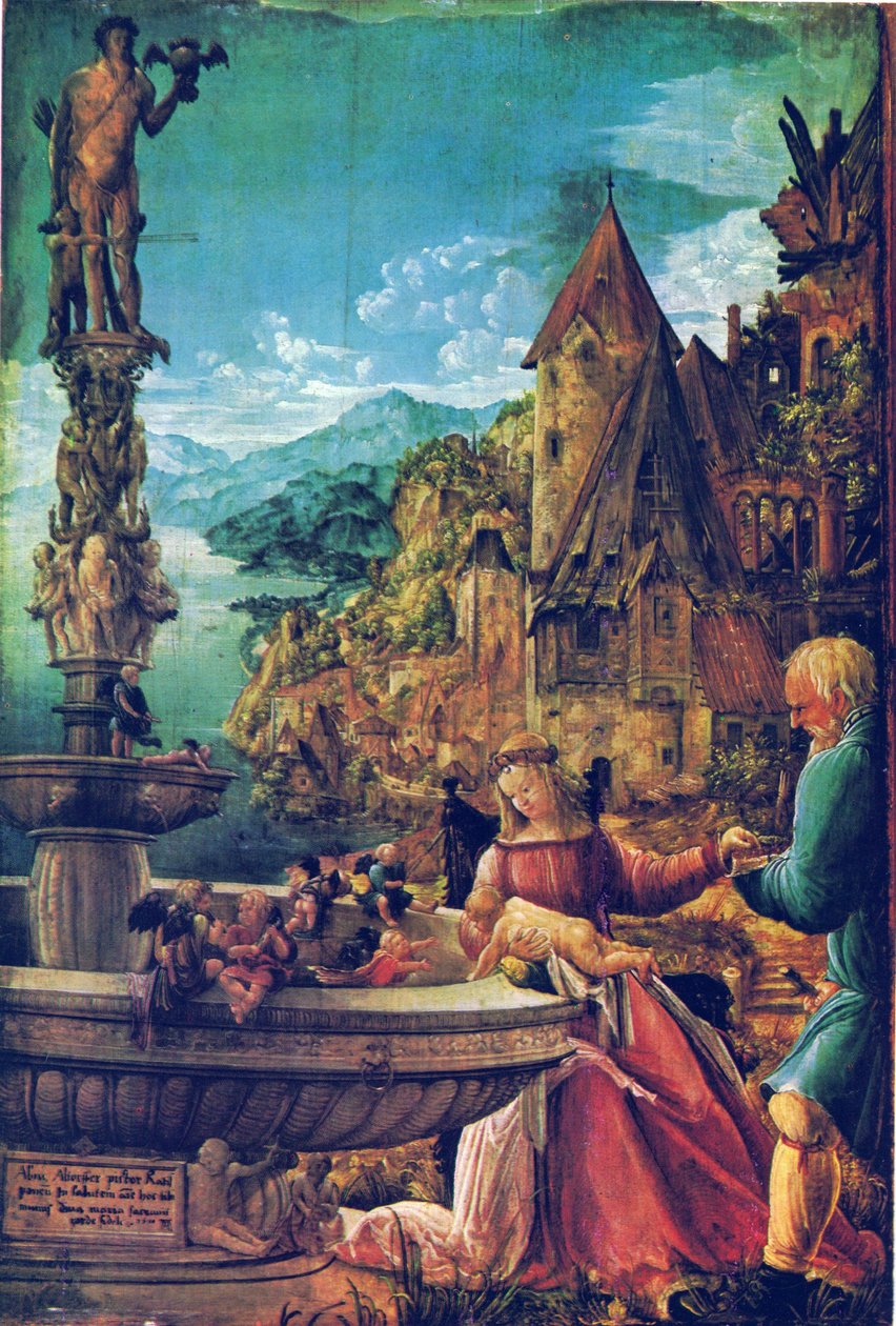 Reszta o "Locie do Egiptu autorstwa Albrecht Altdorfer