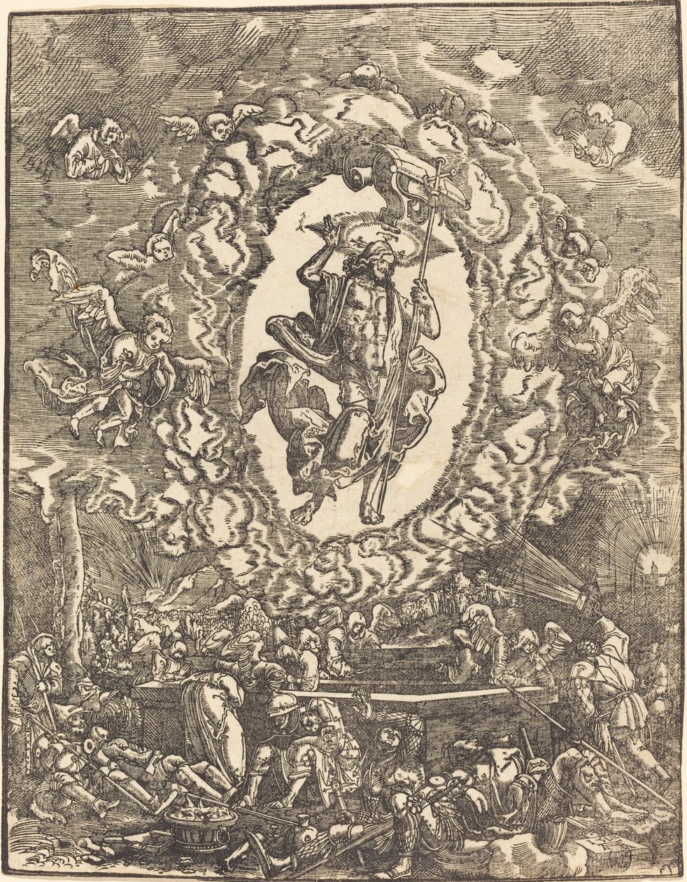 Zmartwychwstanie autorstwa Albrecht Altdorfer