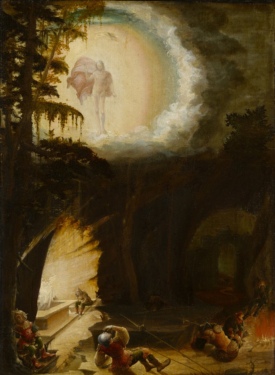 Zmartwychwstanie, 1527 autorstwa Albrecht Altdorfer