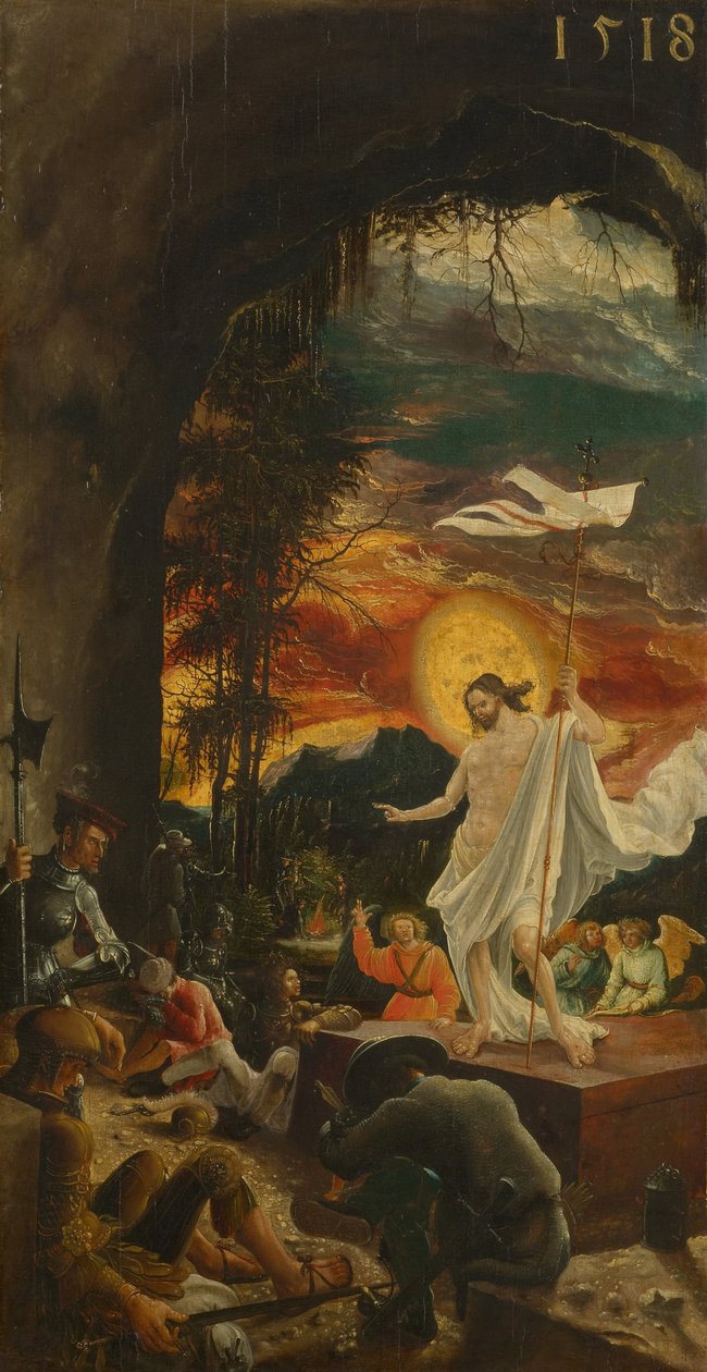 Zmartwychwstanie Chrystusa, 1518 autorstwa Albrecht Altdorfer