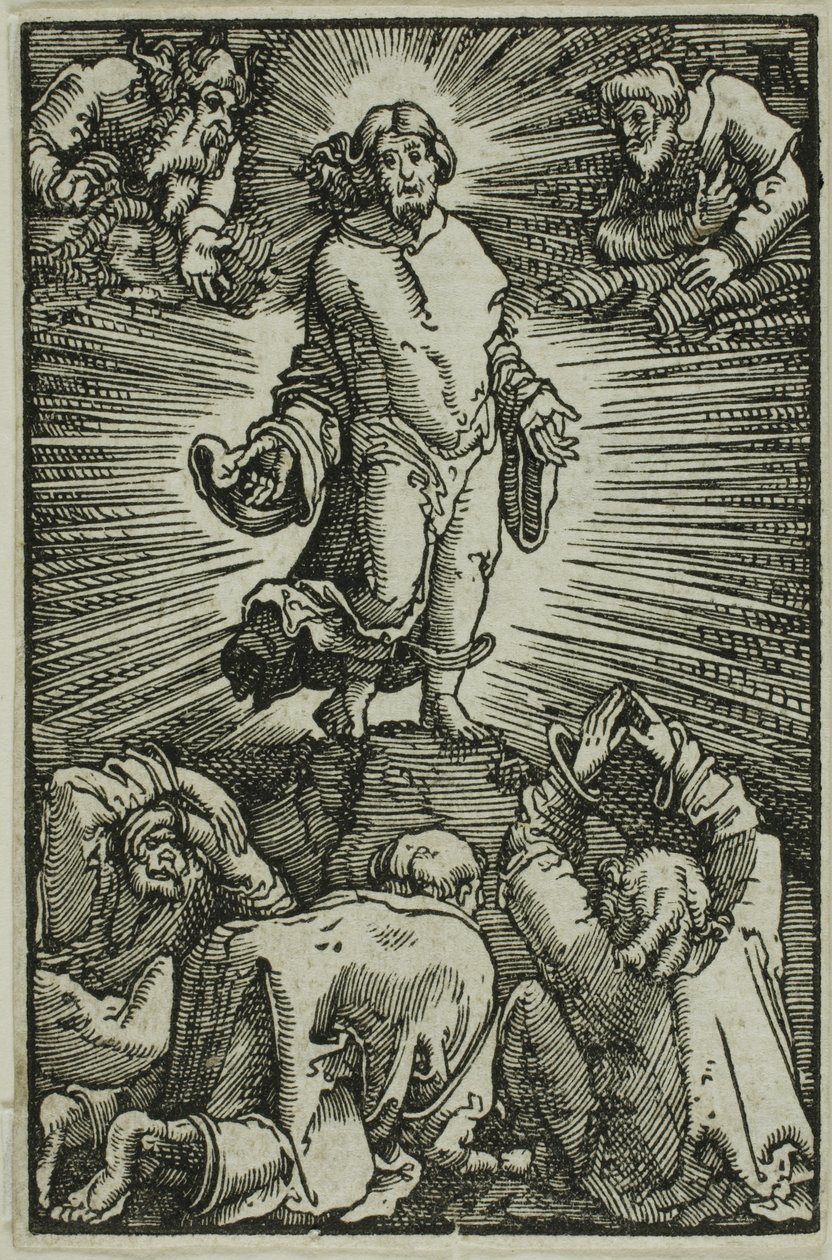 Przemienienie, z Upadku i odkupienia człowieka autorstwa Albrecht Altdorfer
