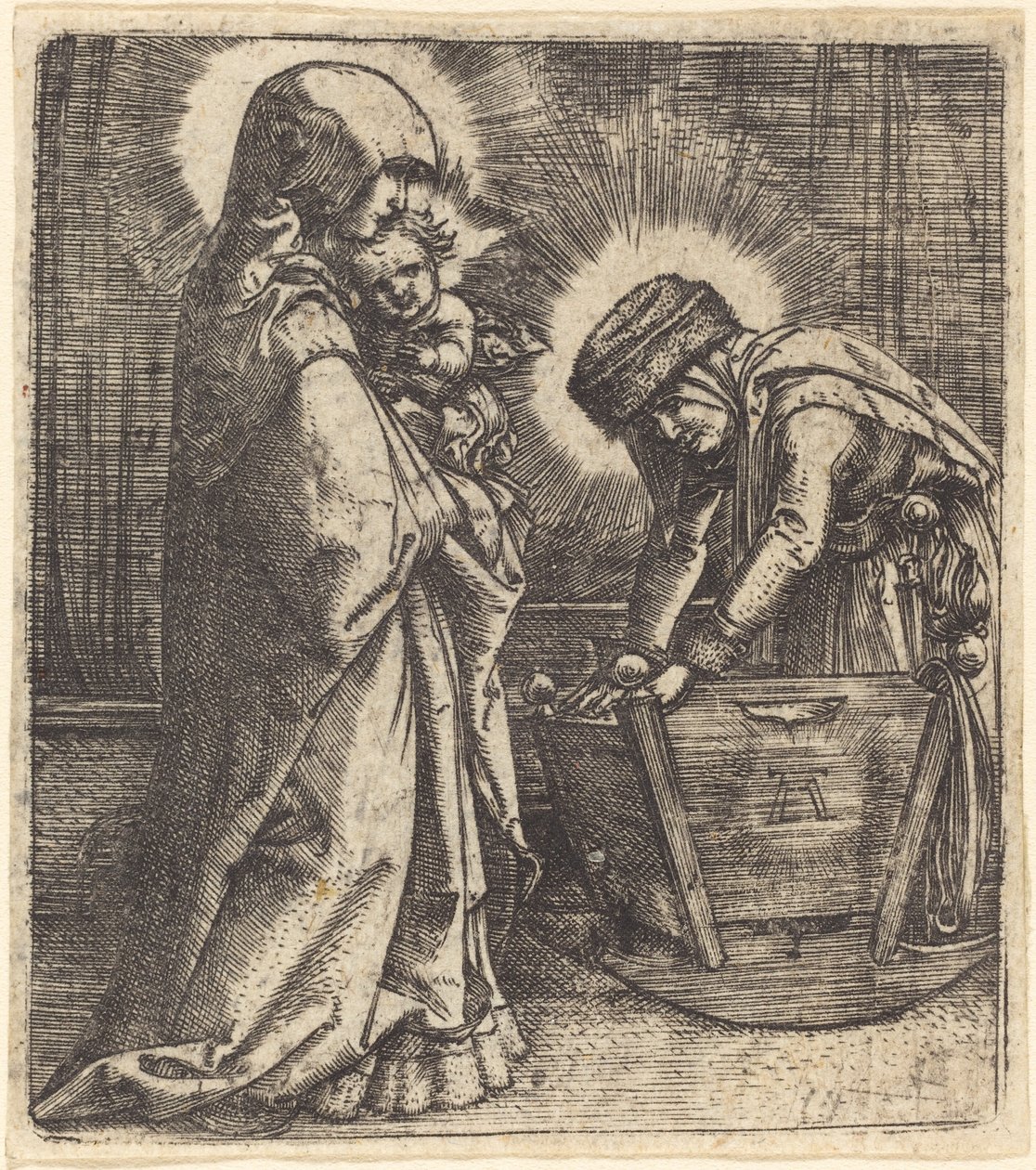 Dziewica z Dzieciątkiem i Święta Anna autorstwa Albrecht Altdorfer