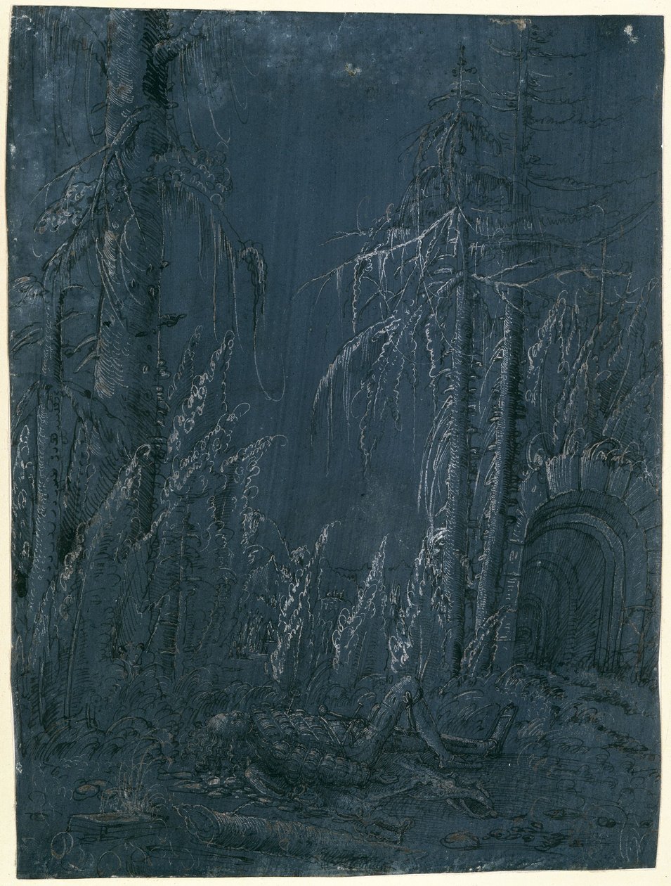 Martwy Pyramos autorstwa Albrecht Altdorfer