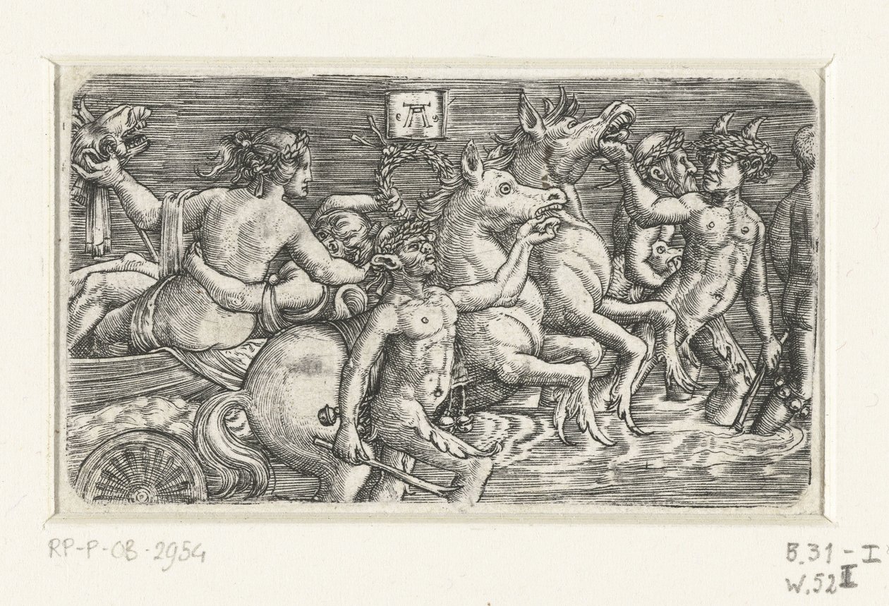 Triumf morskich bogów autorstwa Albrecht Altdorfer
