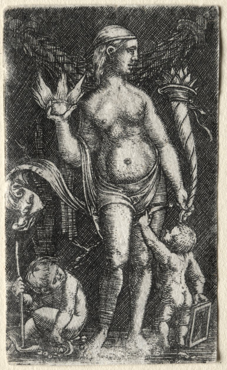 Wenus między dwoma amorkami autorstwa Albrecht Altdorfer
