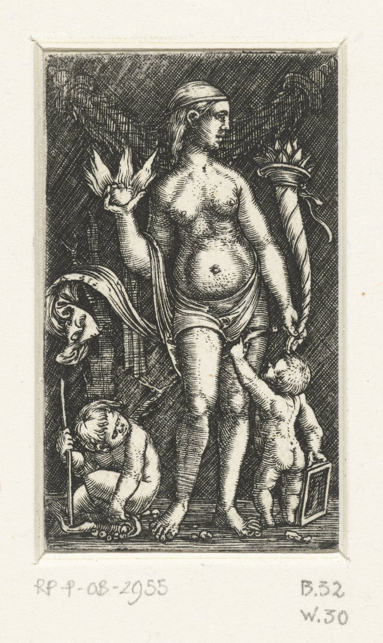 Wenus z dwoma puttami autorstwa Albrecht Altdorfer