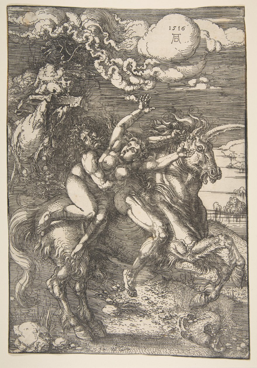 Uprowadzenie Prozerpiny autorstwa Albrecht Dürer