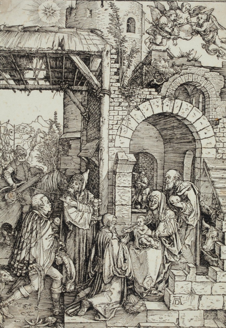 Pokłon Trzech Króli autorstwa Albrecht Dürer