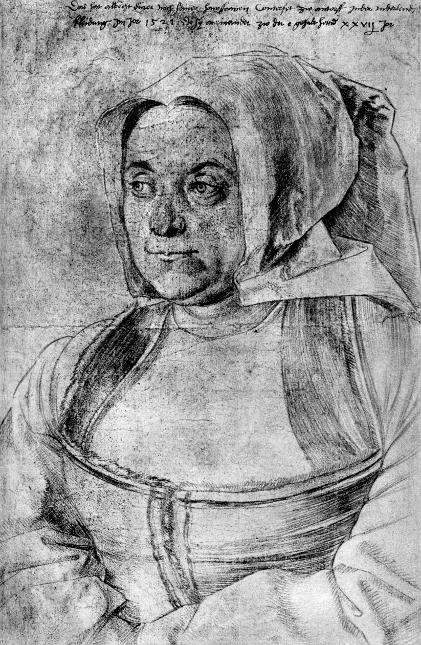 Agnieszka Durer, 1521, 1936 autorstwa Albrecht Dürer