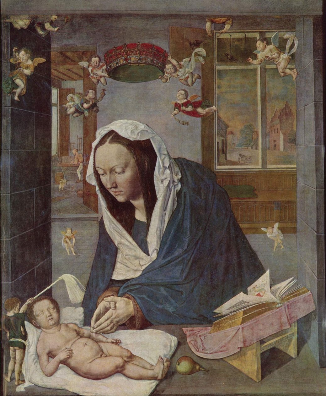 Albrecht Dürer Panel centralny Ołtarz maryjny autorstwa Albrecht Dürer