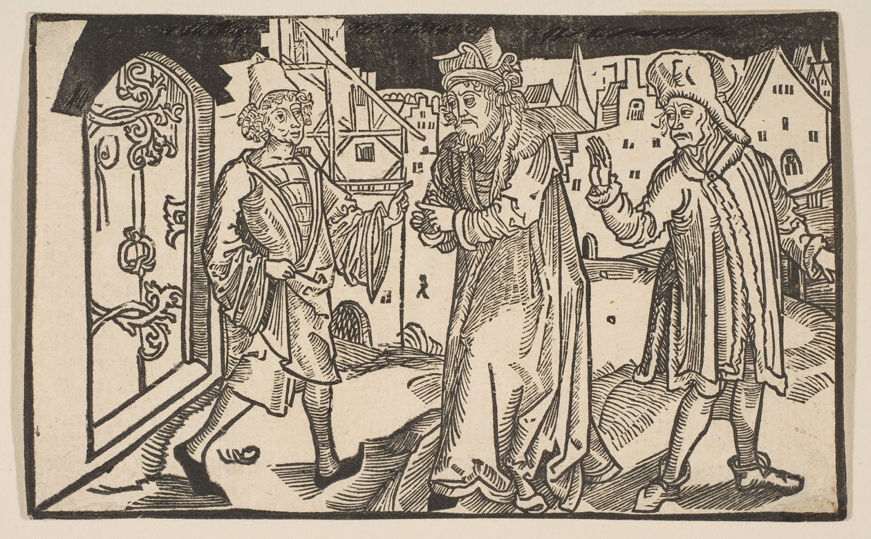 Andria, z Komedii Terence, przedruk z XIX wieku.n.d. autorstwa Albrecht Dürer