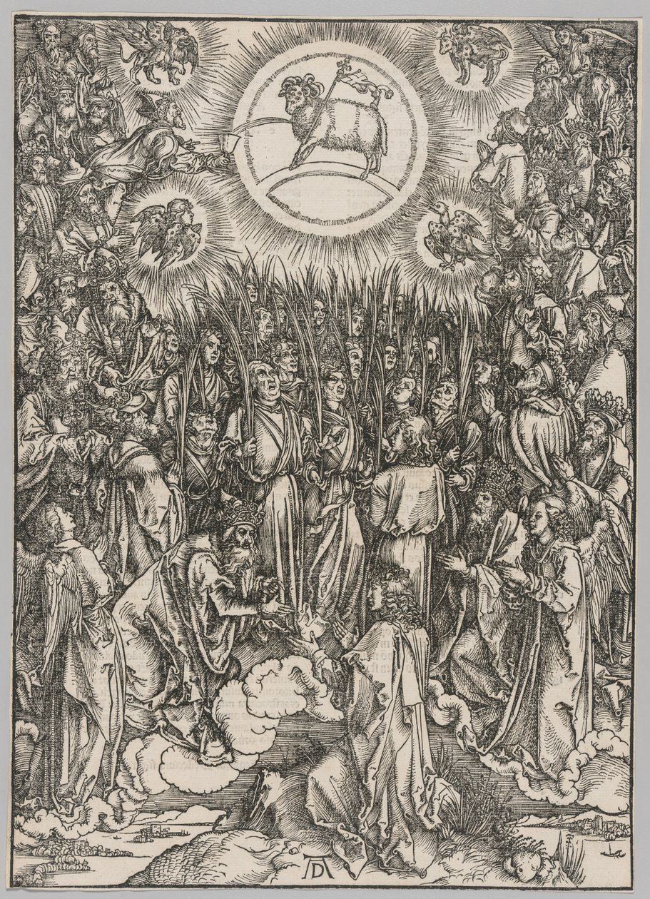 Apokalipsa: Adoracja Baranka — hymn wybranych autorstwa Albrecht Dürer