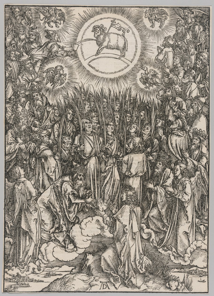 Apokalipsa: Adoracja Baranka — hymn wybranych autorstwa Albrecht Dürer