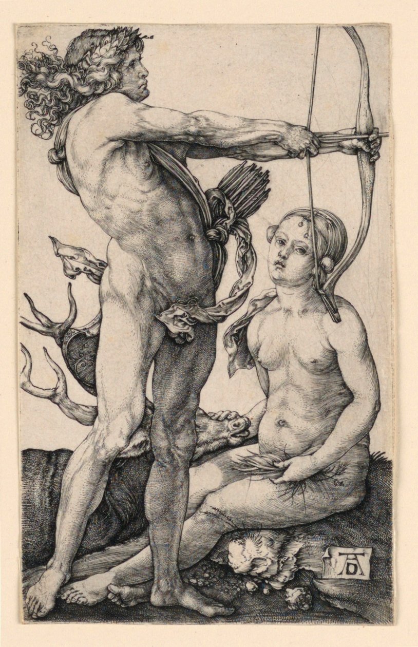 Apollo i Diana autorstwa Albrecht Dürer
