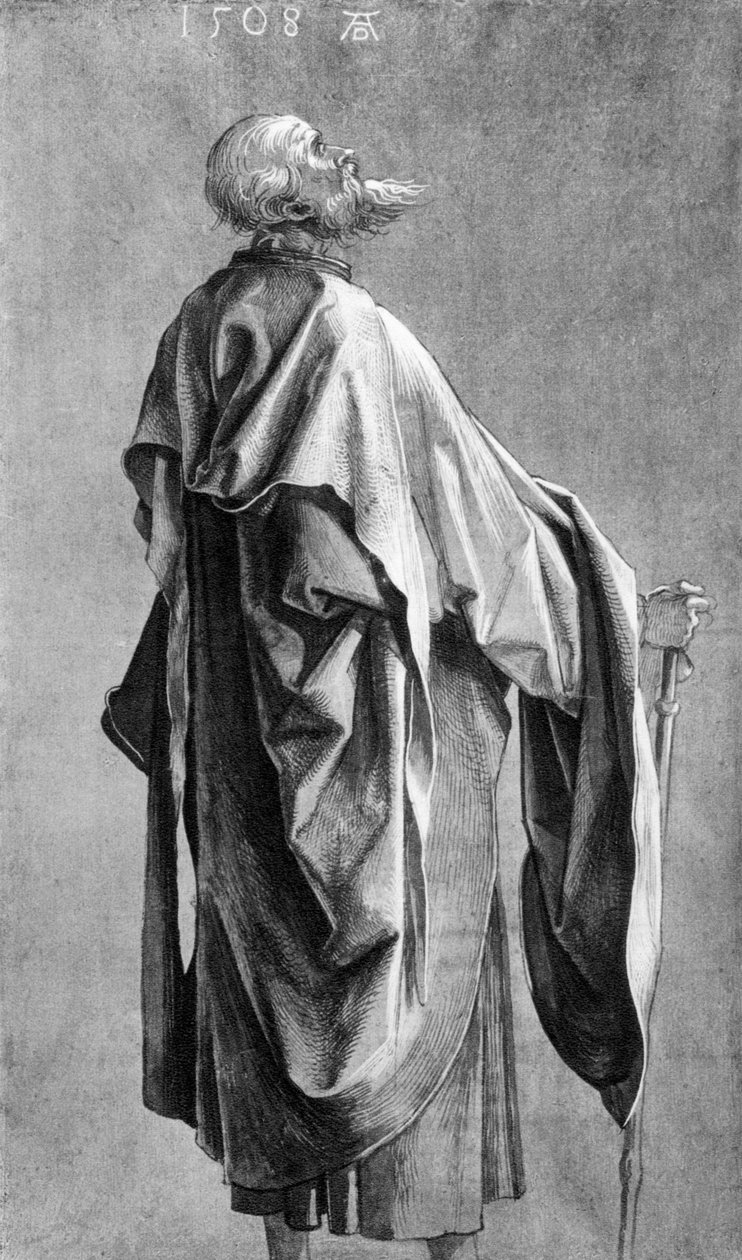 Apostoł, 1508, 1936 autorstwa Albrecht Dürer