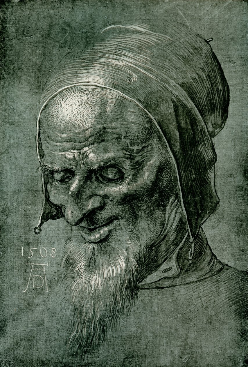 Głowa apostoła 1508 autorstwa Albrecht Dürer