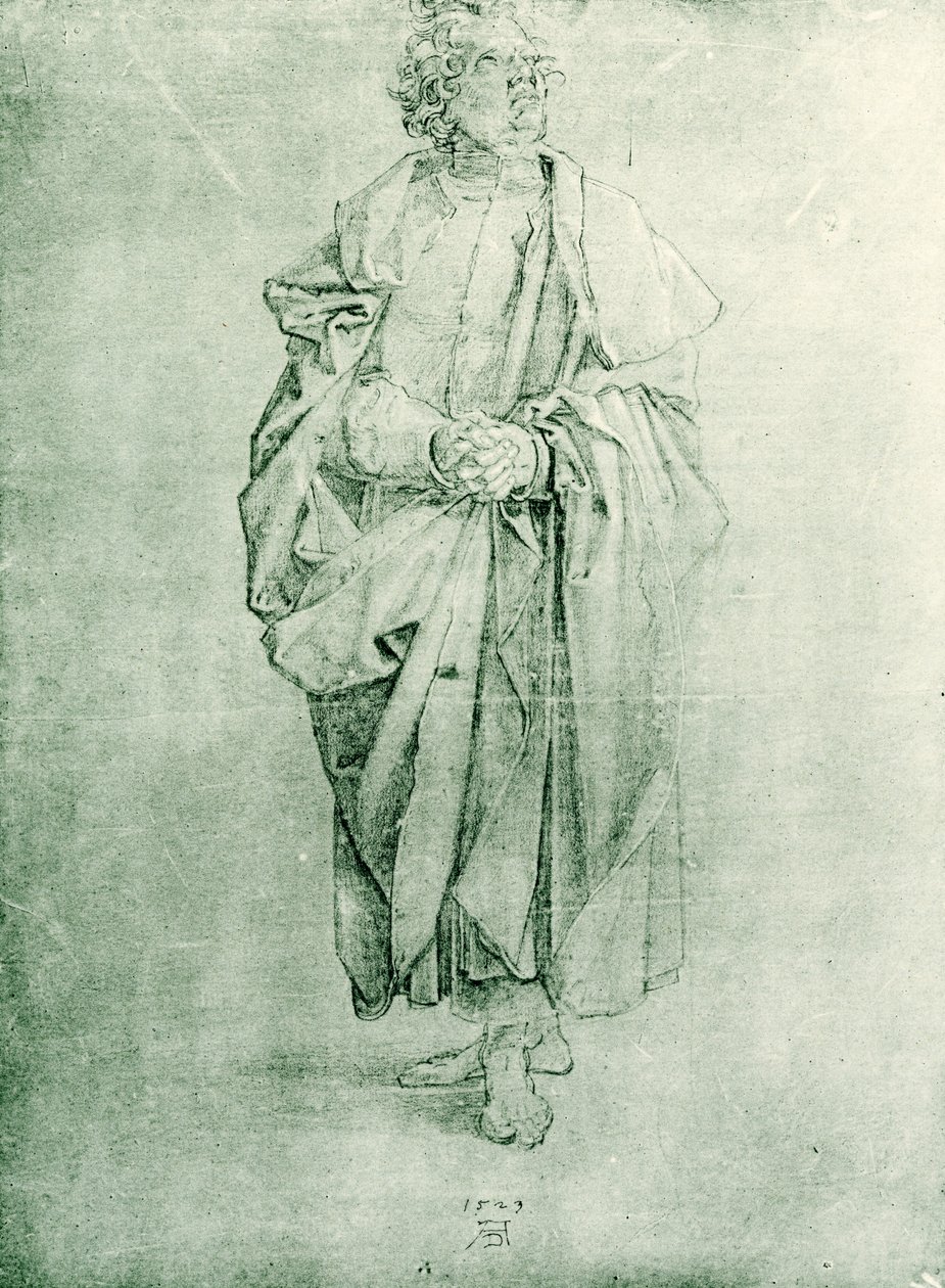 Studium apostoła autorstwa Albrecht Dürer
