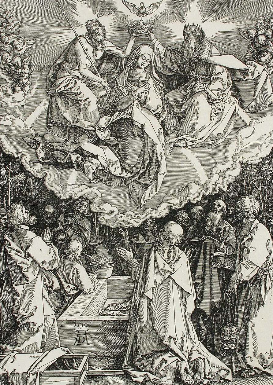 Wniebowzięcie i koronacja Matki Boskiej autorstwa Albrecht Dürer