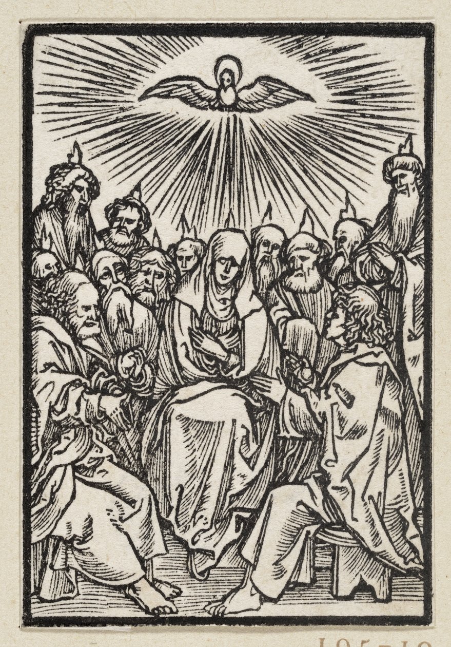 Zesłanie Ducha Świętego (63 sceny religijne) autorstwa Albrecht Dürer