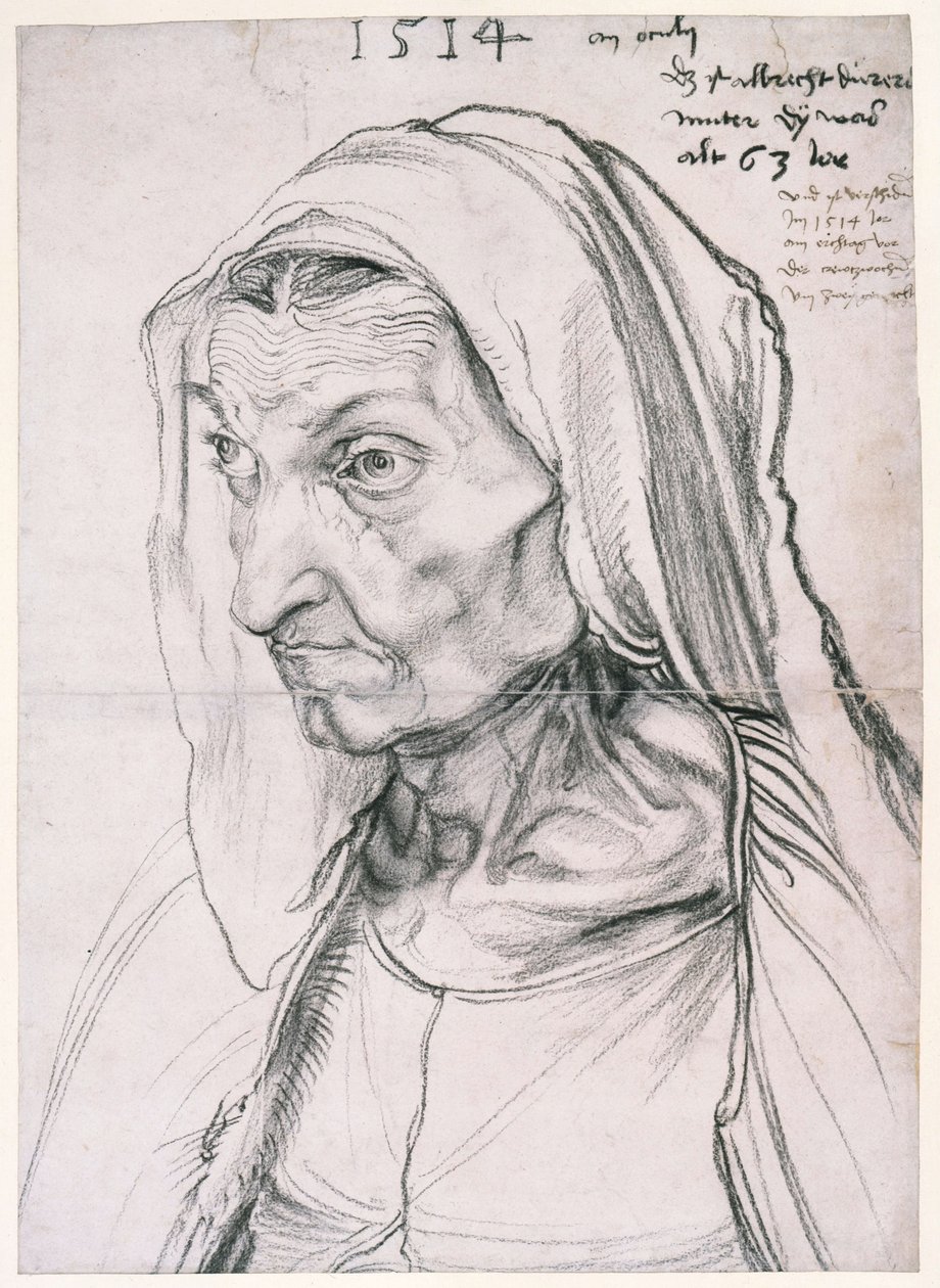 Barbara Dürer, z domu Holper / Barbara Dürer, matka artysty autorstwa Albrecht Dürer