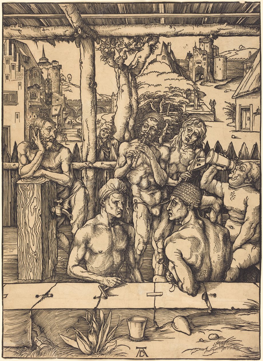 Łaźnia męska autorstwa Albrecht Dürer