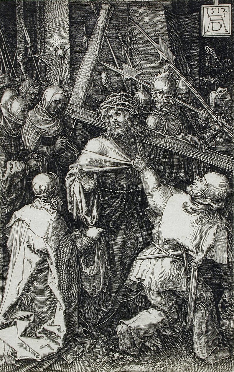 Niesienie krzyża autorstwa Albrecht Dürer