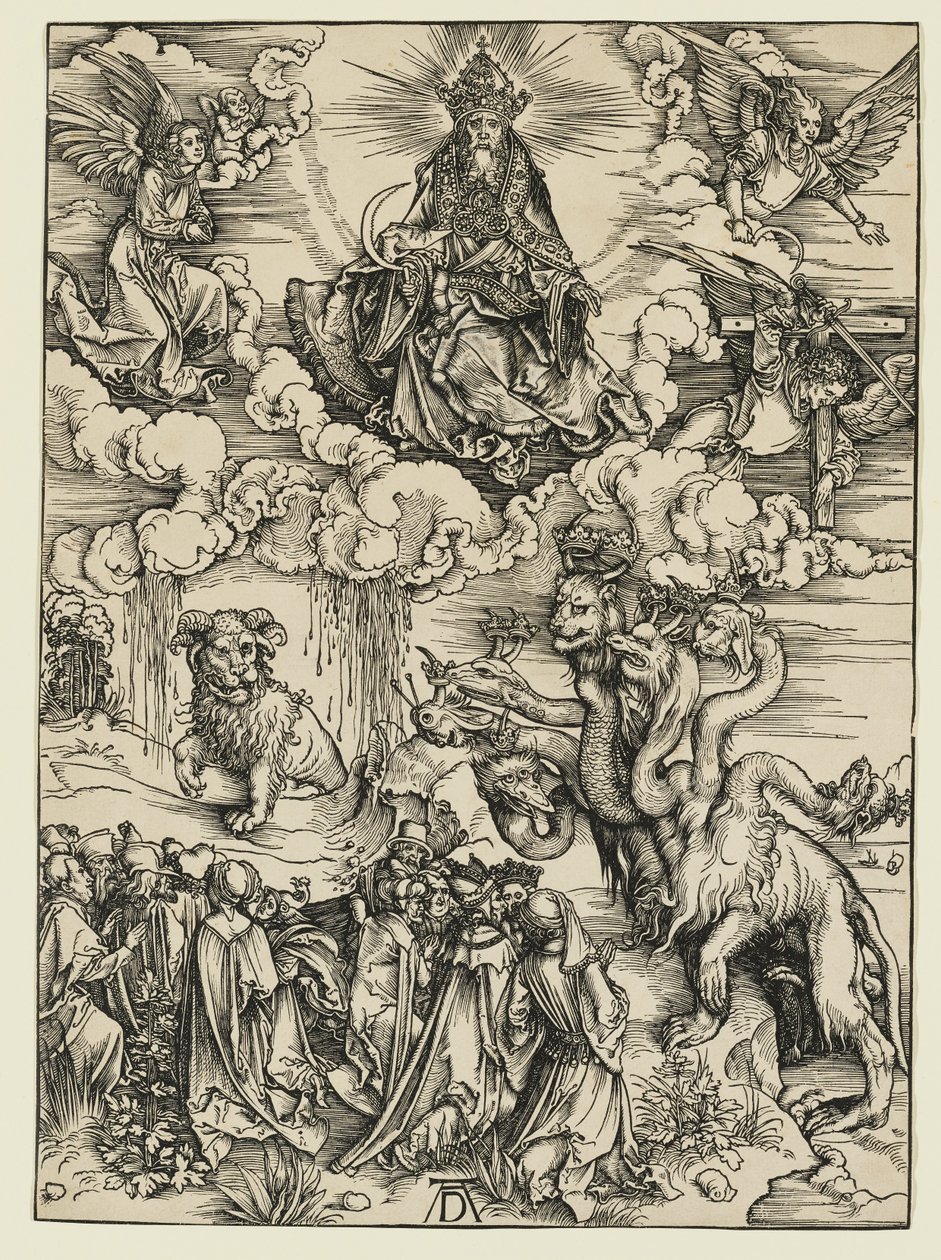 Bestia o dwóch rogach jak baranek autorstwa Albrecht Dürer