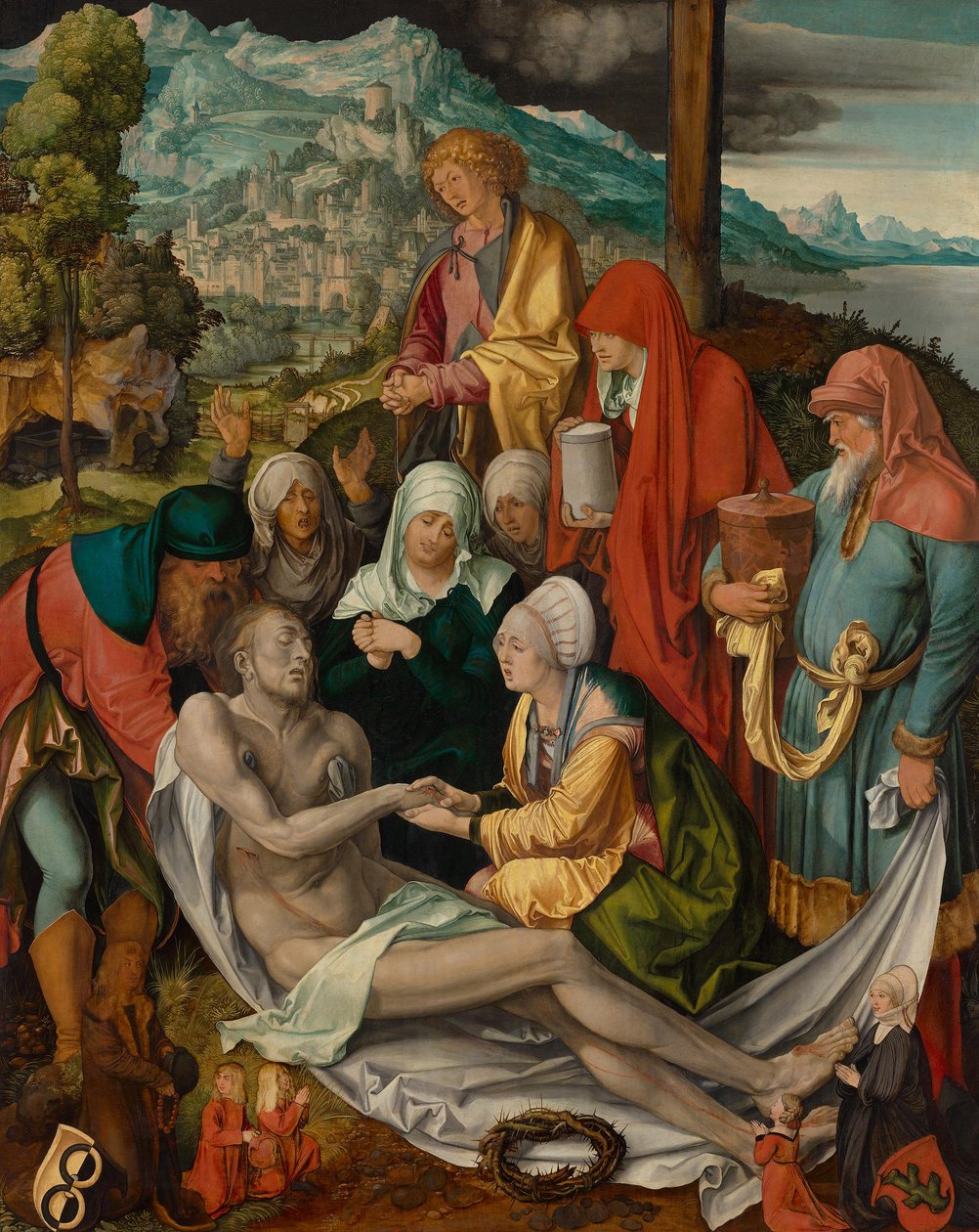 Opłakiwanie Chrystusa („Opłakiwanie według Glimschego”) autorstwa Albrecht Dürer