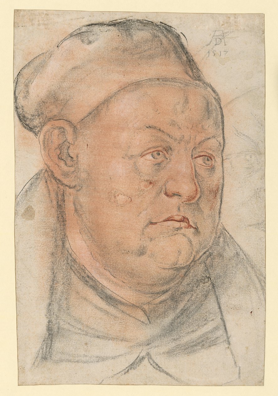 Portret duchownego (Johannes Trithemius?) autorstwa Albrecht Dürer