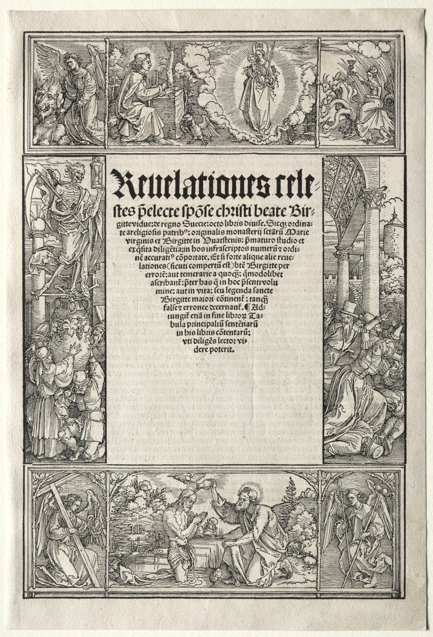 Granica - z chrztem Chrystusa autorstwa Albrecht Dürer