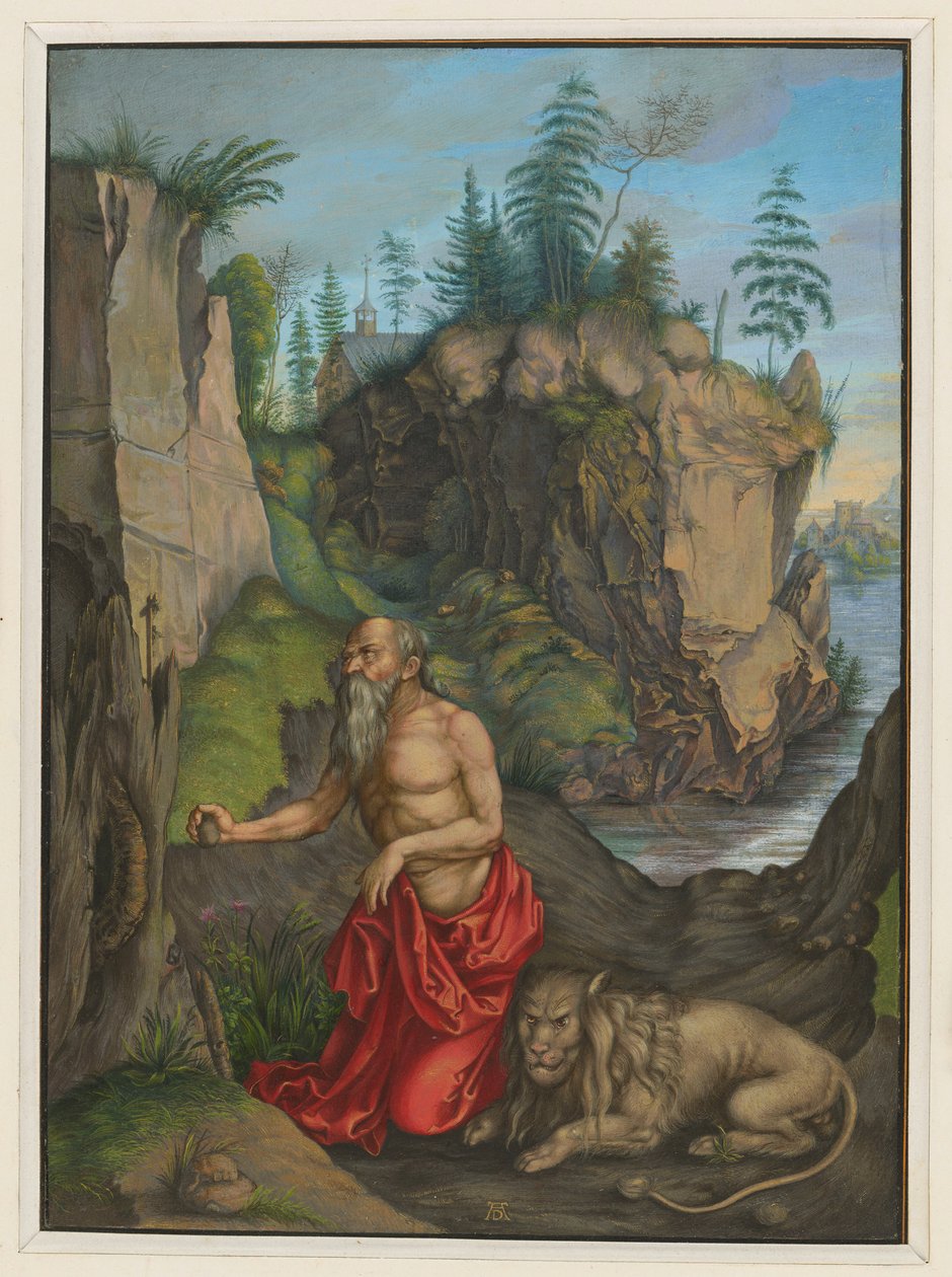 Pokuta świętego Hieronima autorstwa Albrecht Dürer