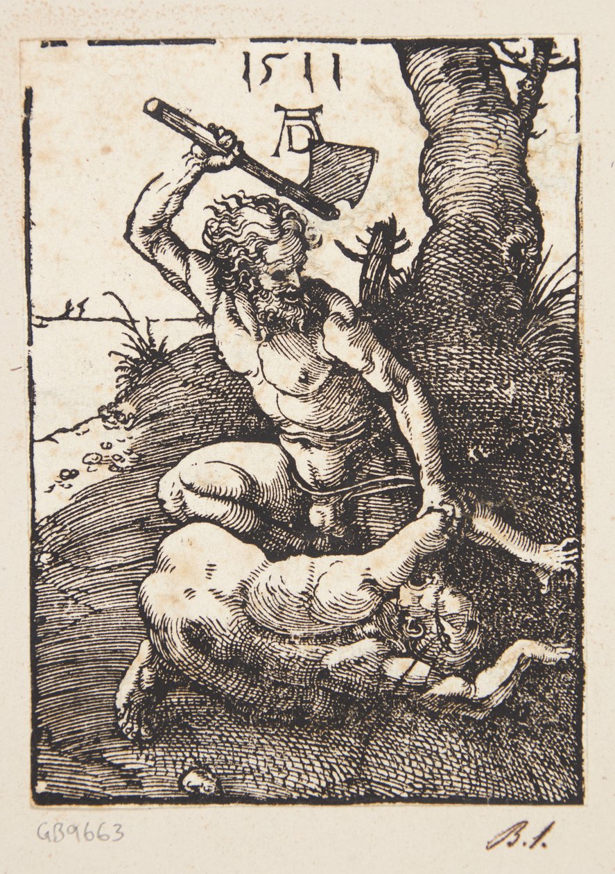 Kain zabija Abla autorstwa Albrecht Dürer