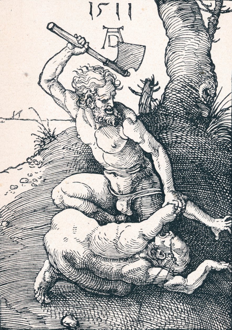 Kain zabija Abla, 1511 1906 autorstwa Albrecht Dürer