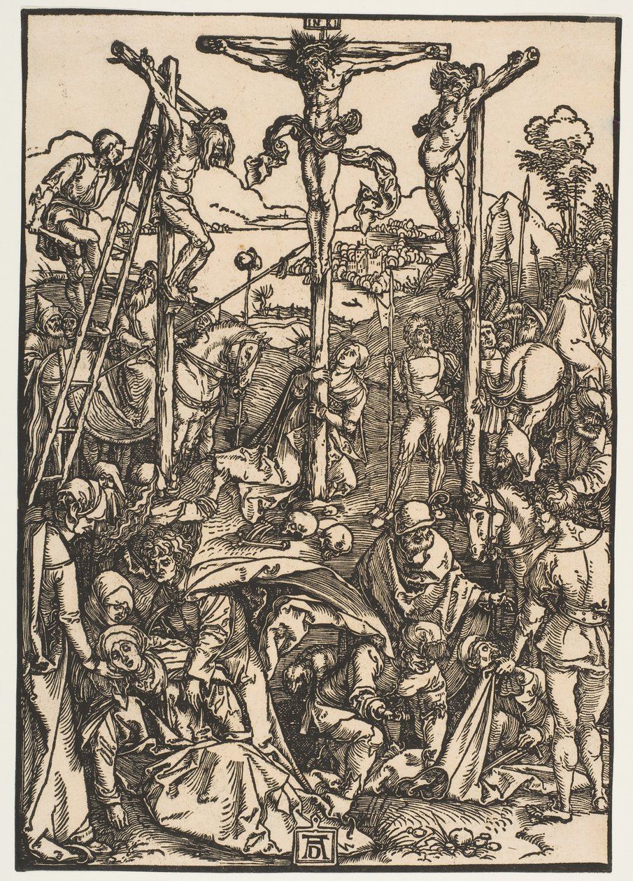 Kalwaria z Trzema Krzyżami, ca. 1503. autorstwa Albrecht Dürer